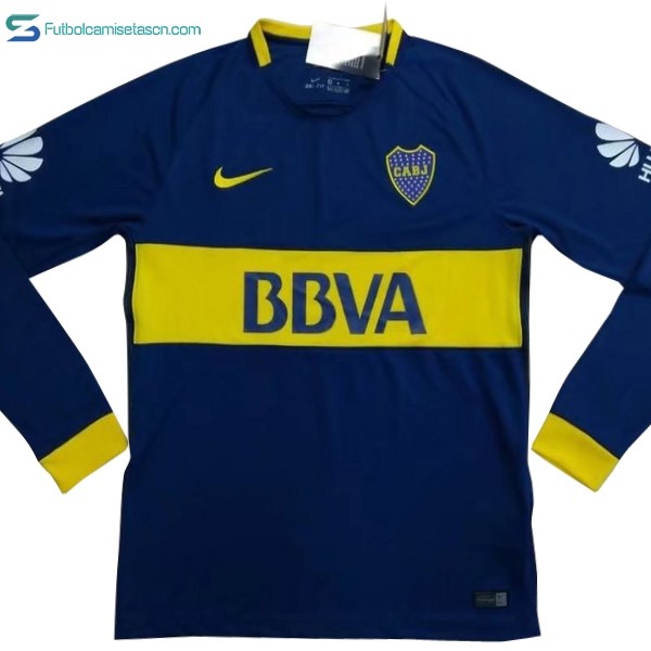 Camiseta Boca Juniors 1ª ML 2017/18